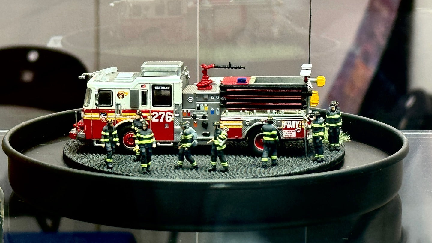 Figurines des pompiers des États-Unis à l'échelle 1:87