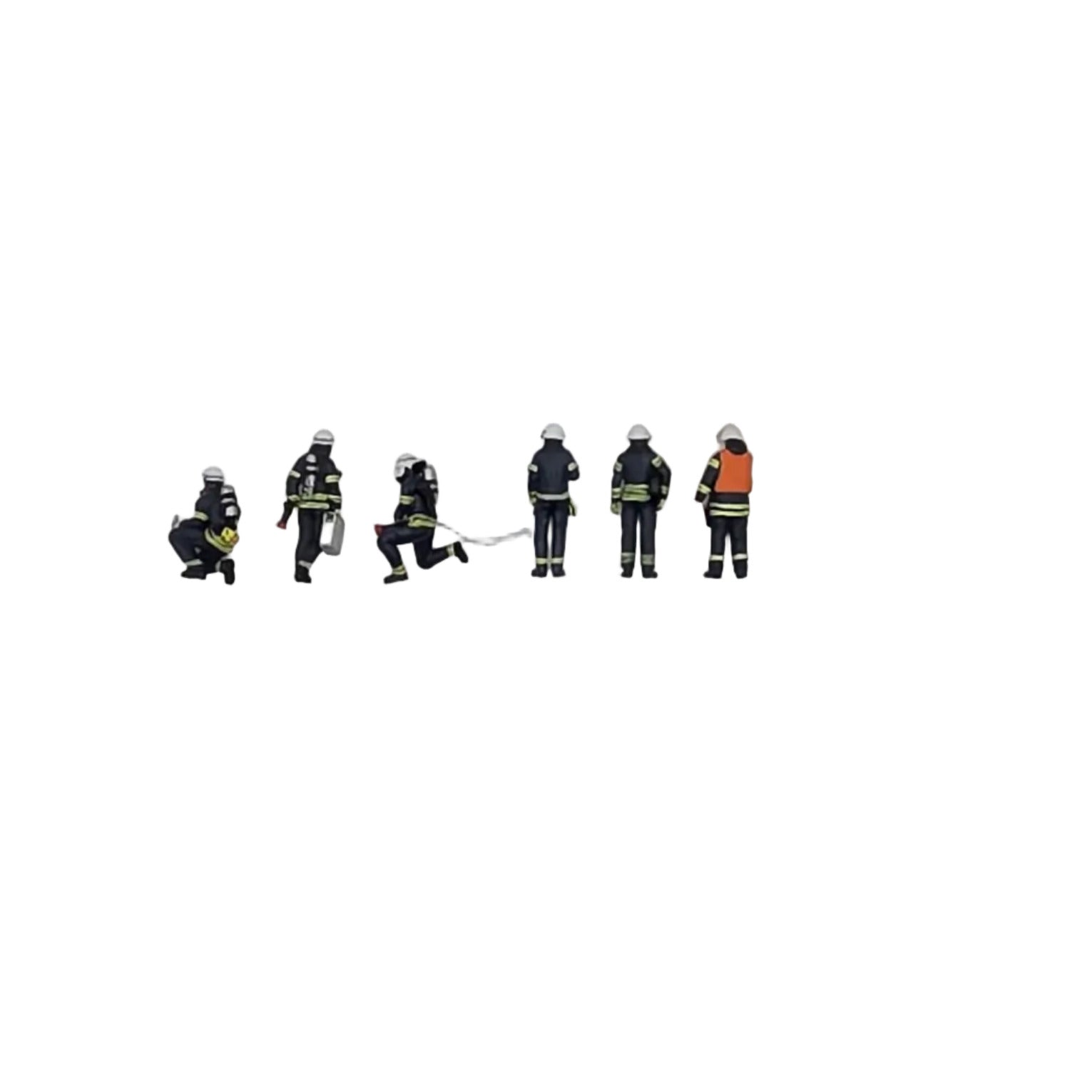 firefighters 5 miniature figures