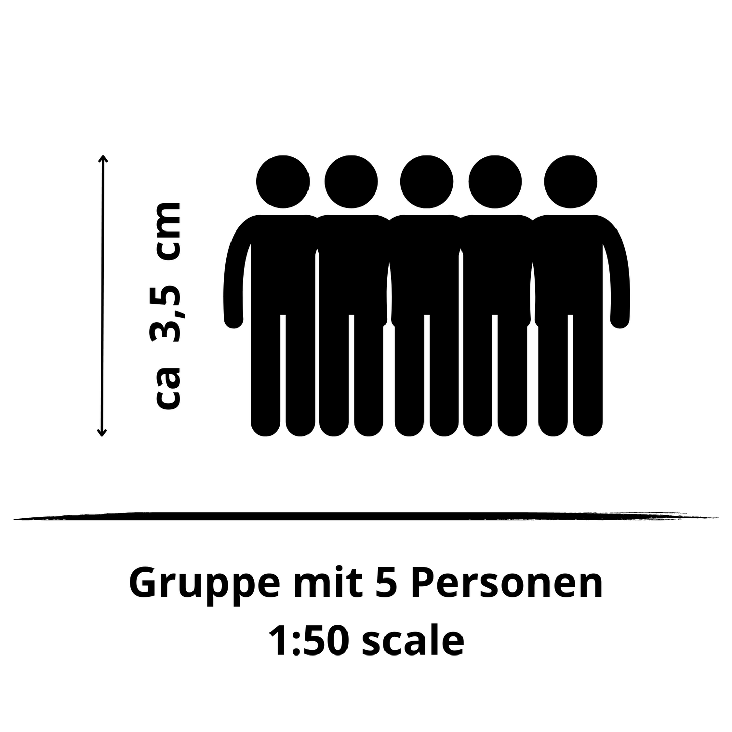 1:50 Gruppe mit 5 Personen