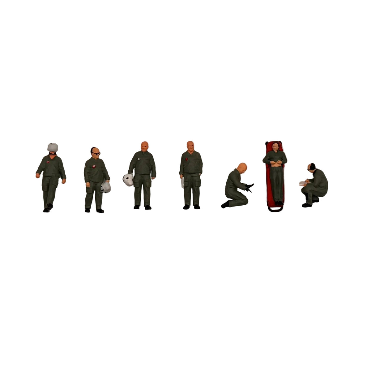 Heli Crew Set 7 Miniaturfiguren Bundeswehr Outfit