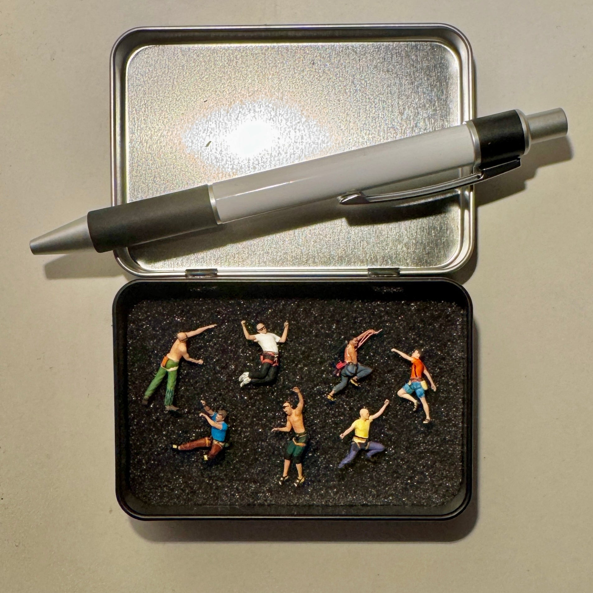 Kletterer Set 7 Miniaturfiguren