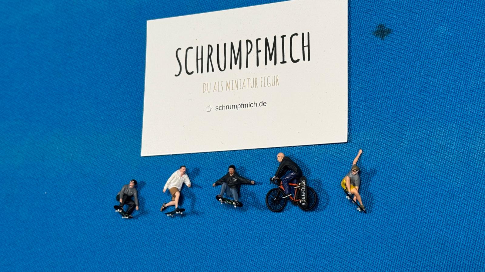 Skater Set2 5 Miniaturfiguren