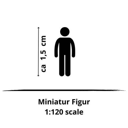 1:120 Miniatur Figur
