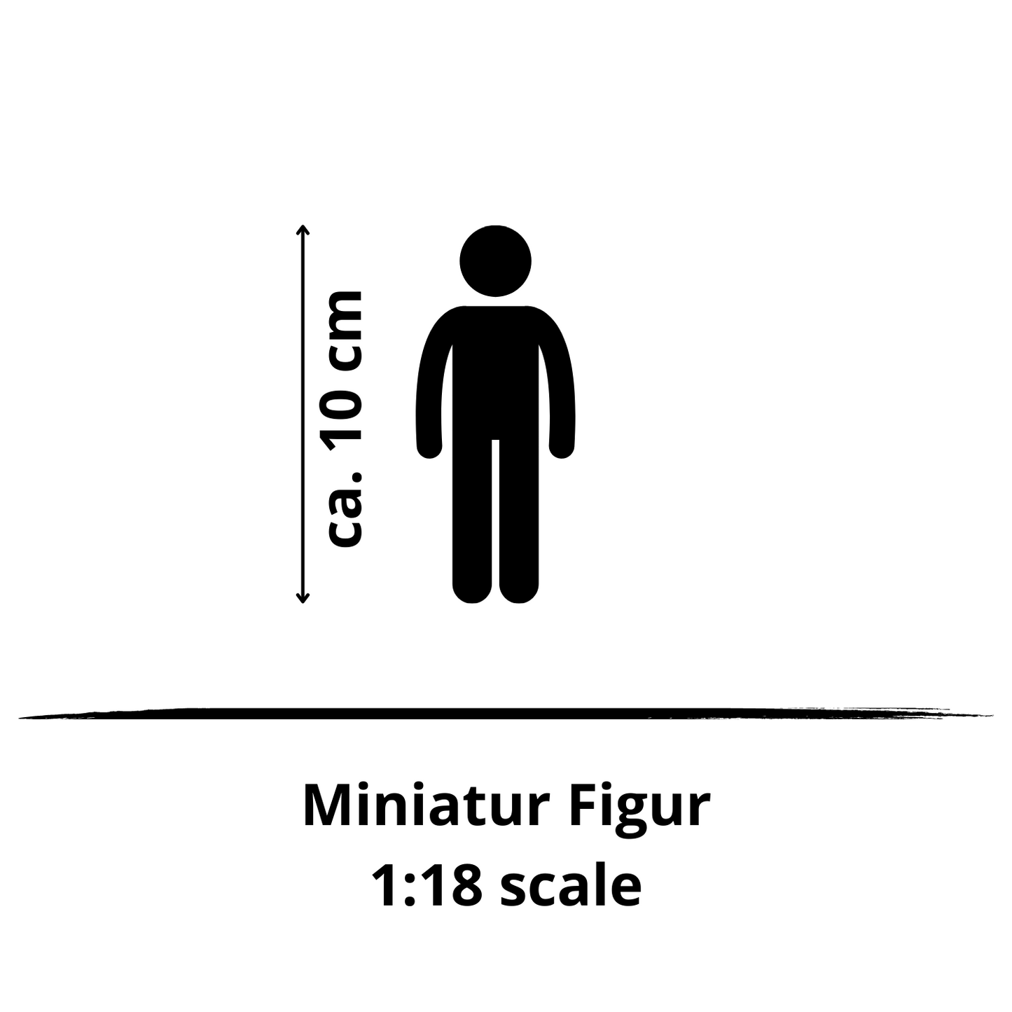 1:18 Miniatur Figur