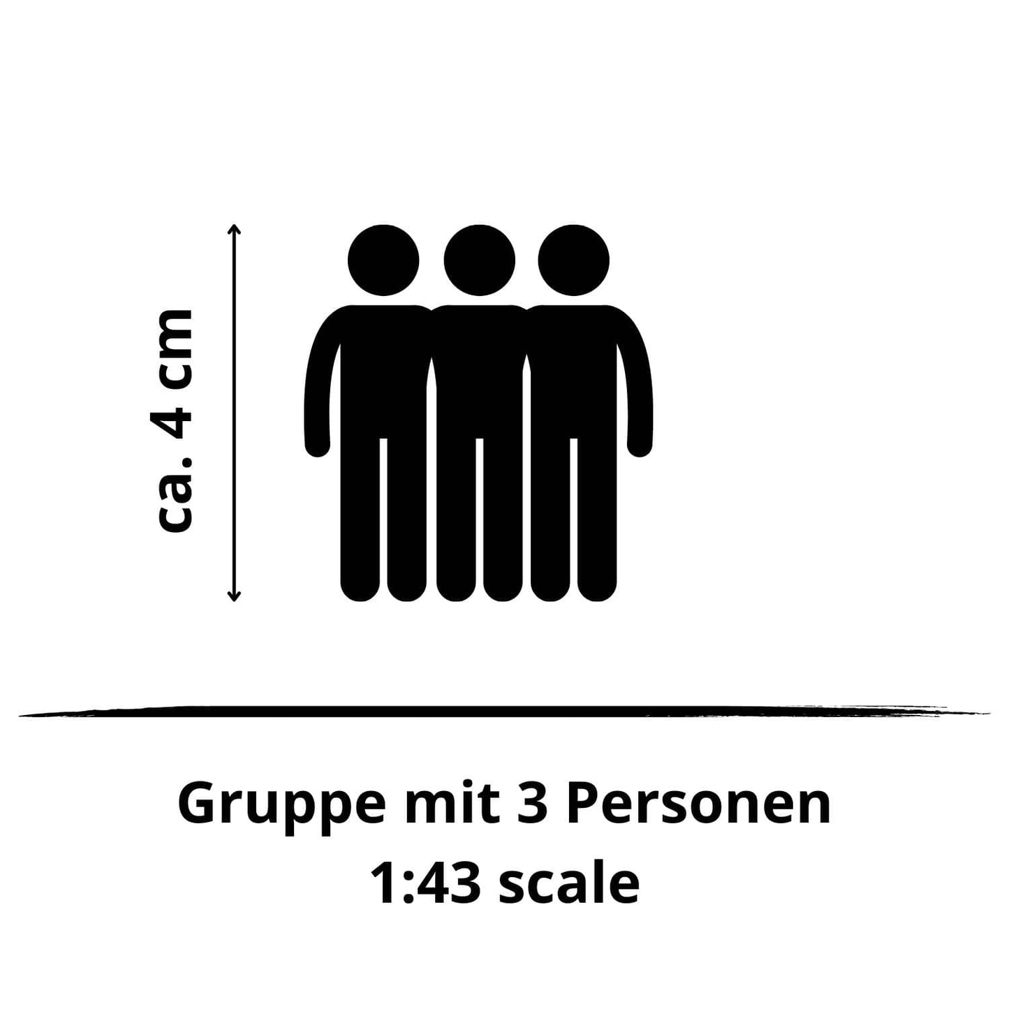 1:43 Gruppe mit 3 Personen