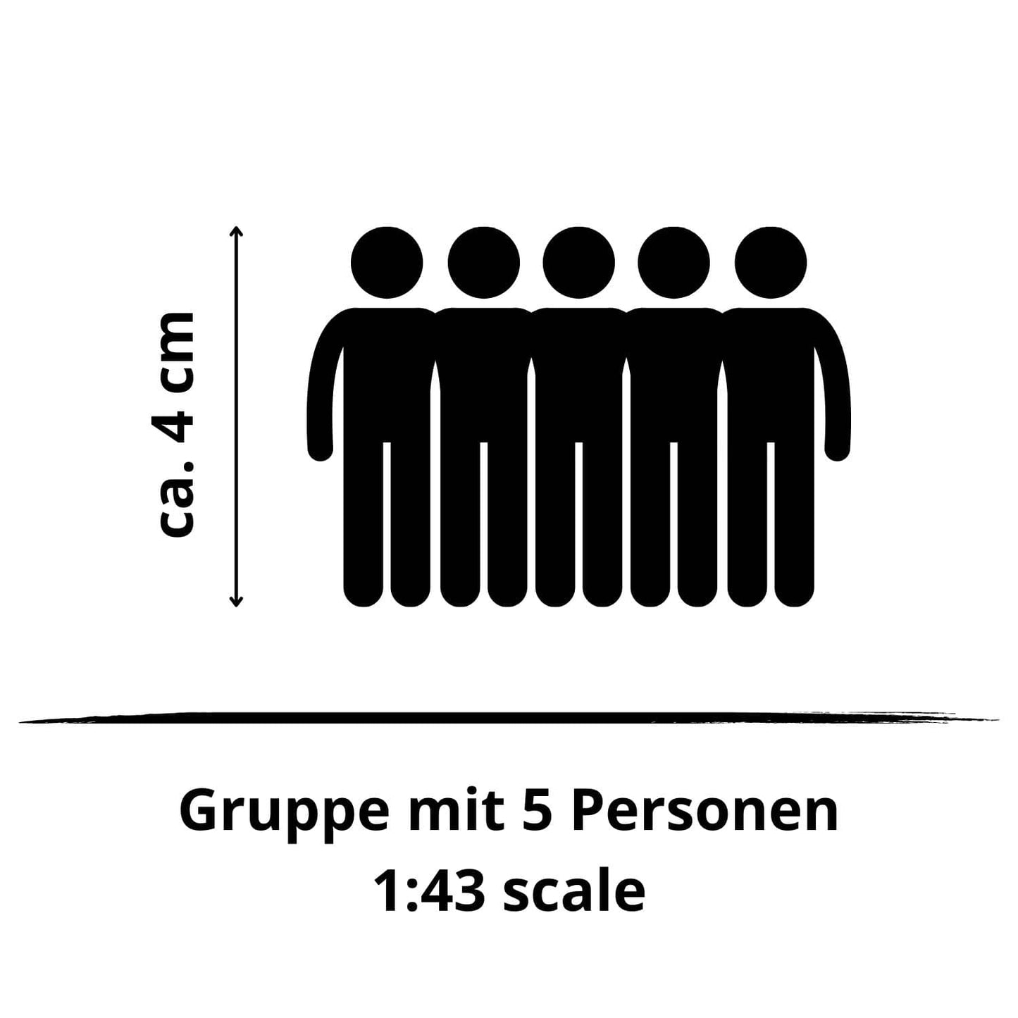 1:43 Gruppe mit 5 Personen