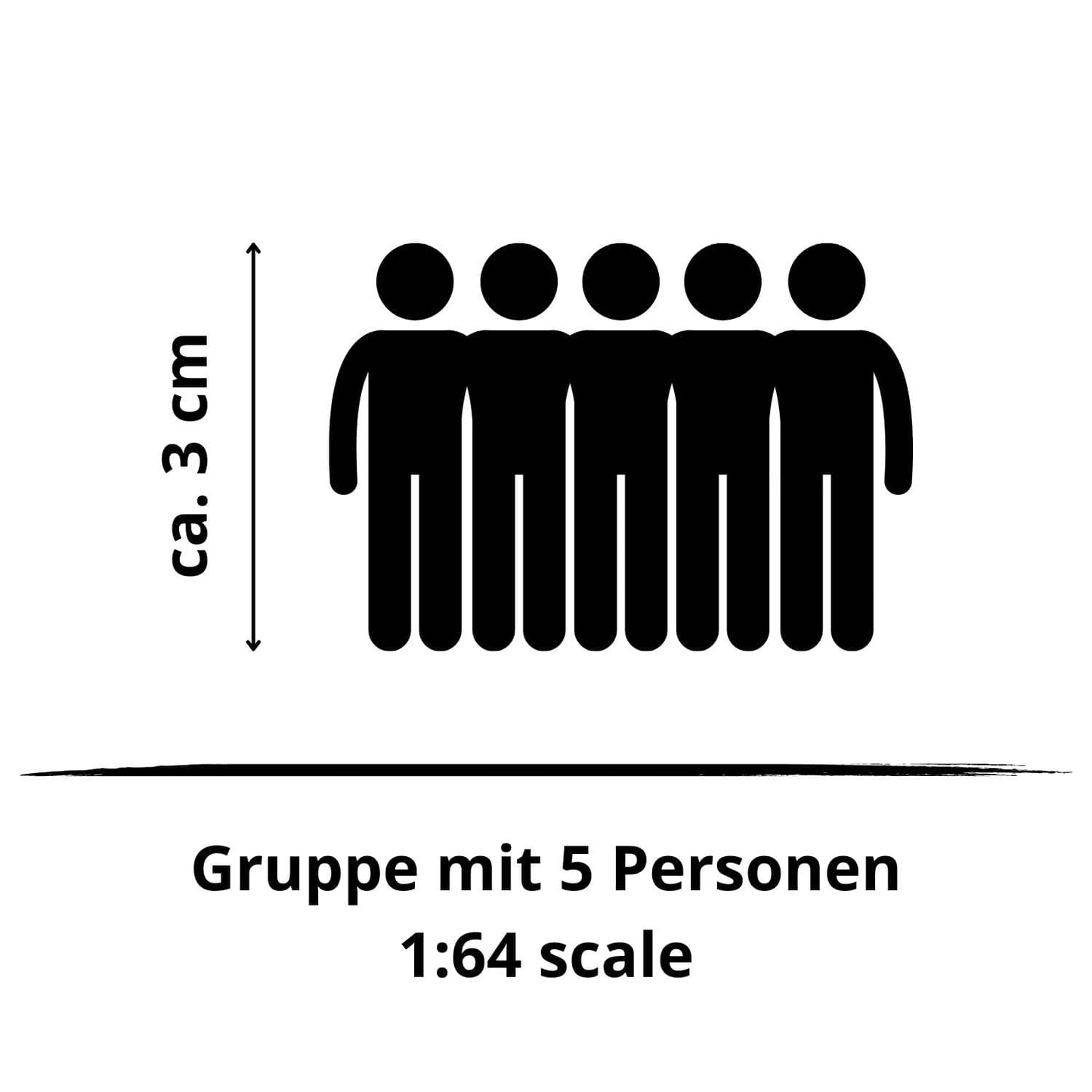1:64 Gruppe mit 5 Personen