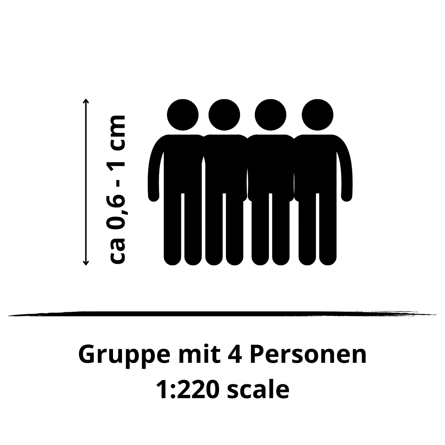 1:220 Gruppe mit 4 Personen