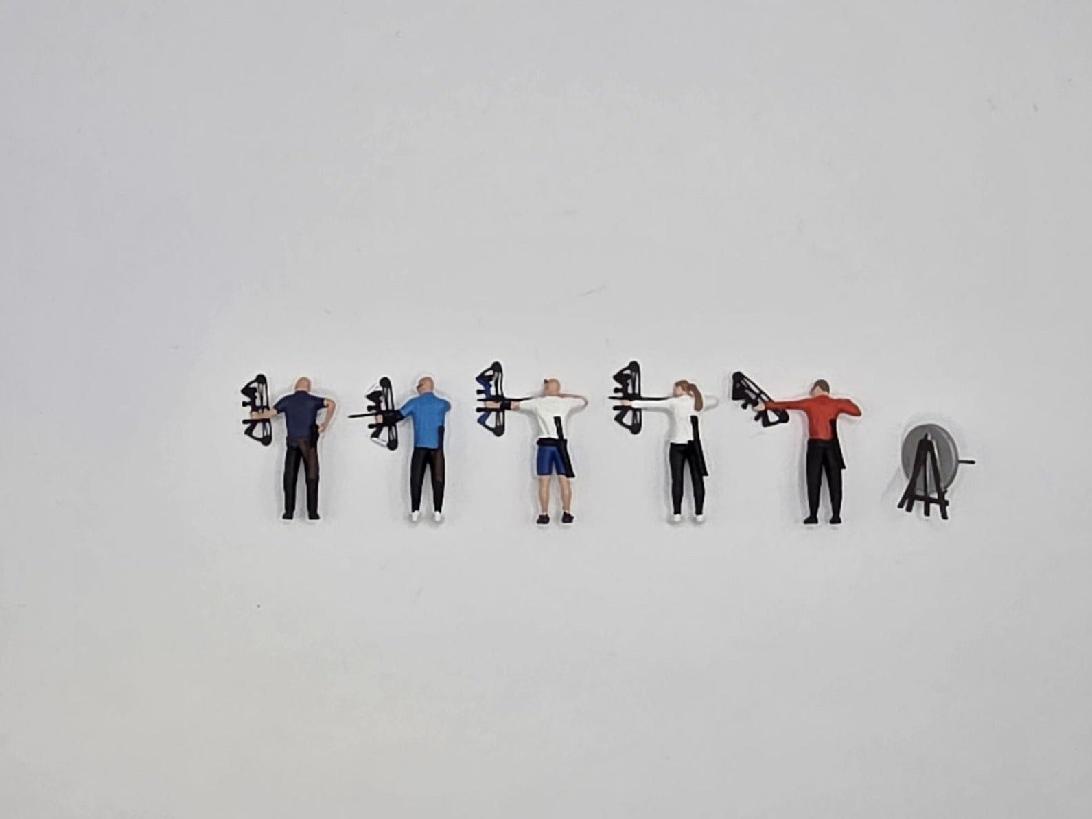 Bogenschützen 5 Miniaturfiguren