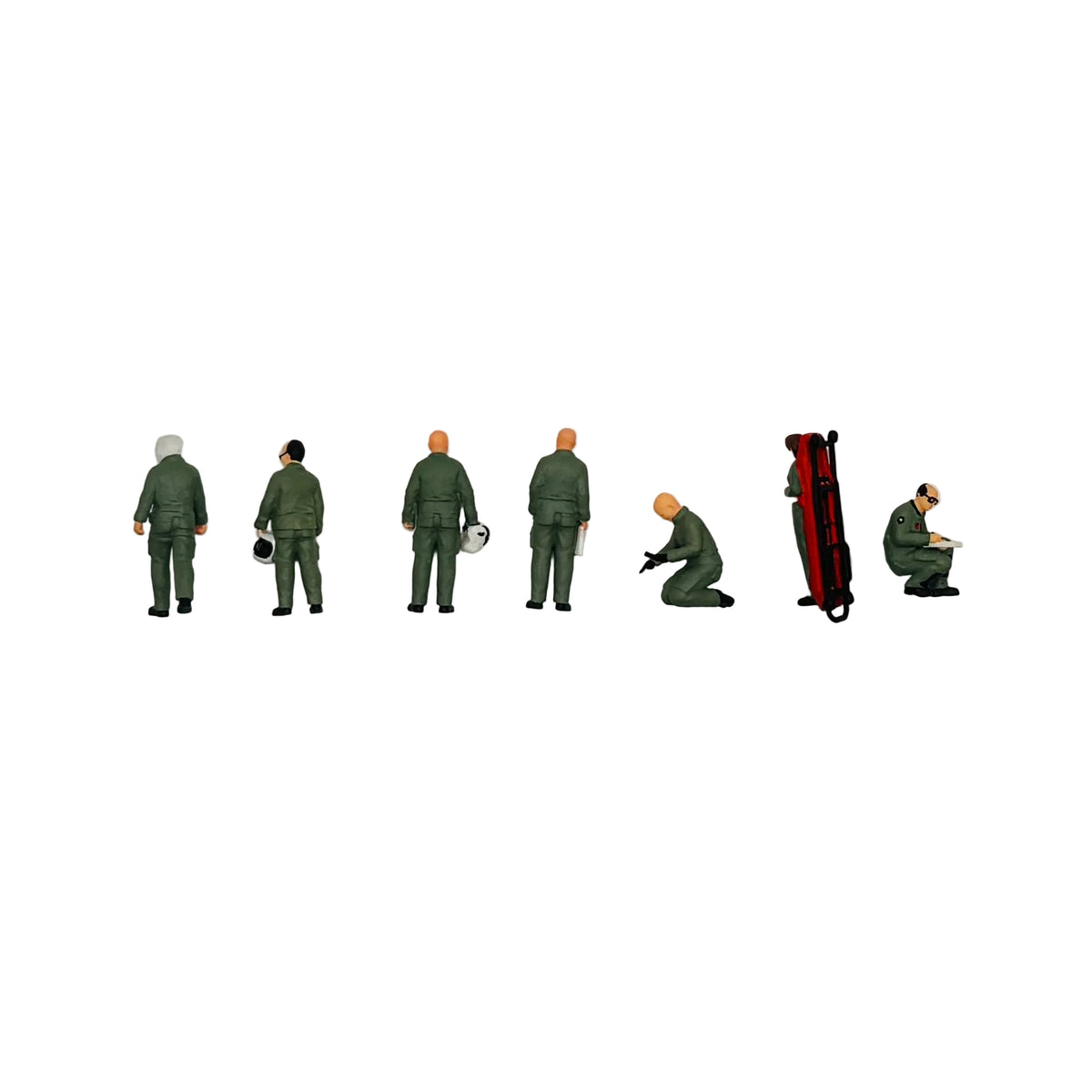 Heli Crew Set 7 Miniaturfiguren Bundeswehr Outfit