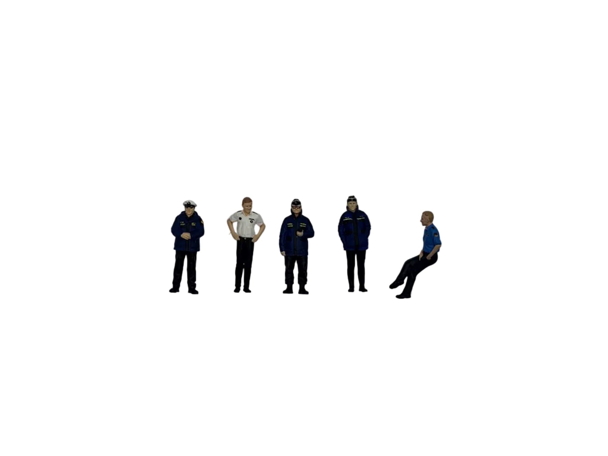 5 miniature figurine marine