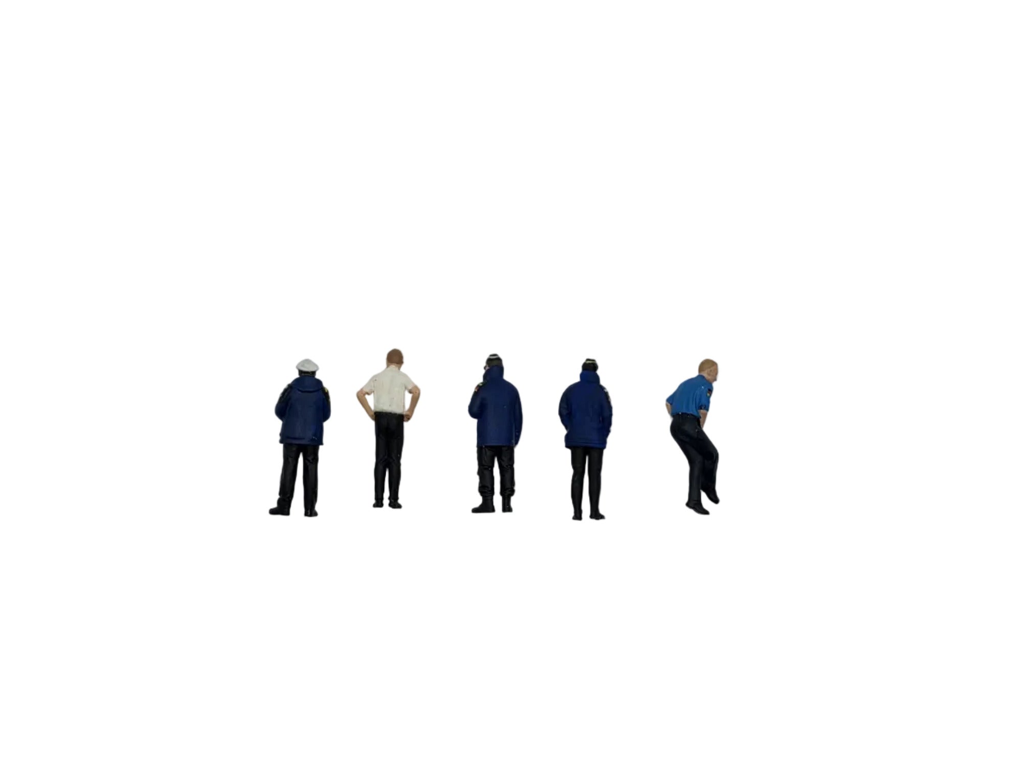 5 miniature figurine marine
