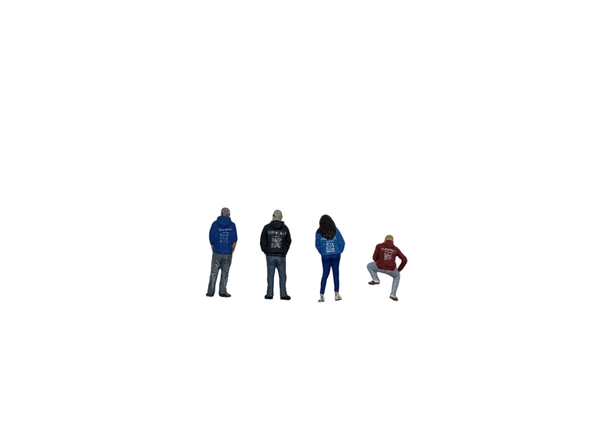 Team Shrink Me 4 Miniature Figures