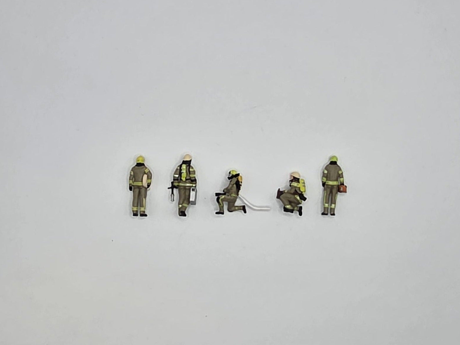 Deutsch Feuerwehrleute 5 Miniaturfiguren