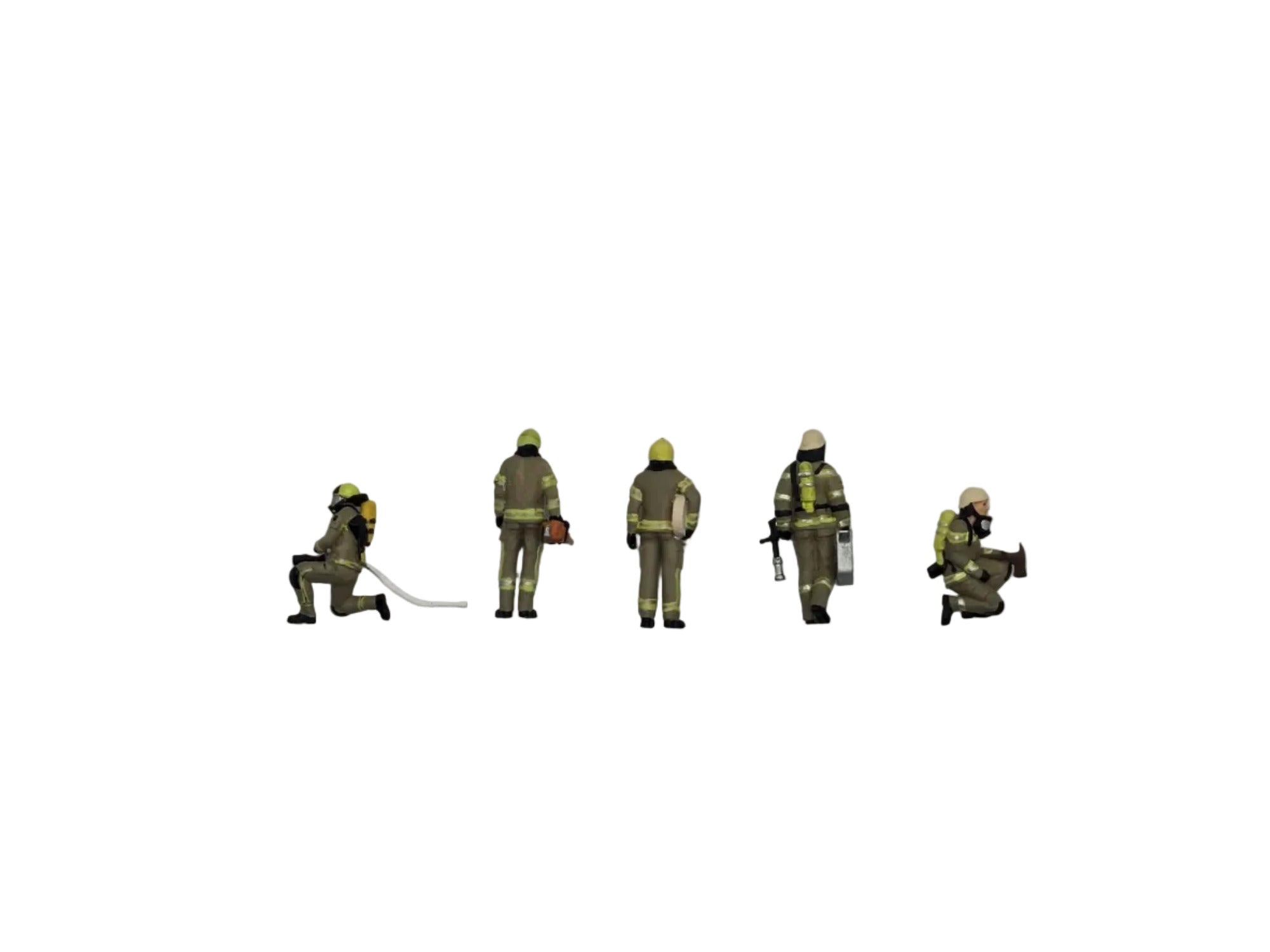 italiano
Vigili del fuoco tedeschi, 5 mini figurine