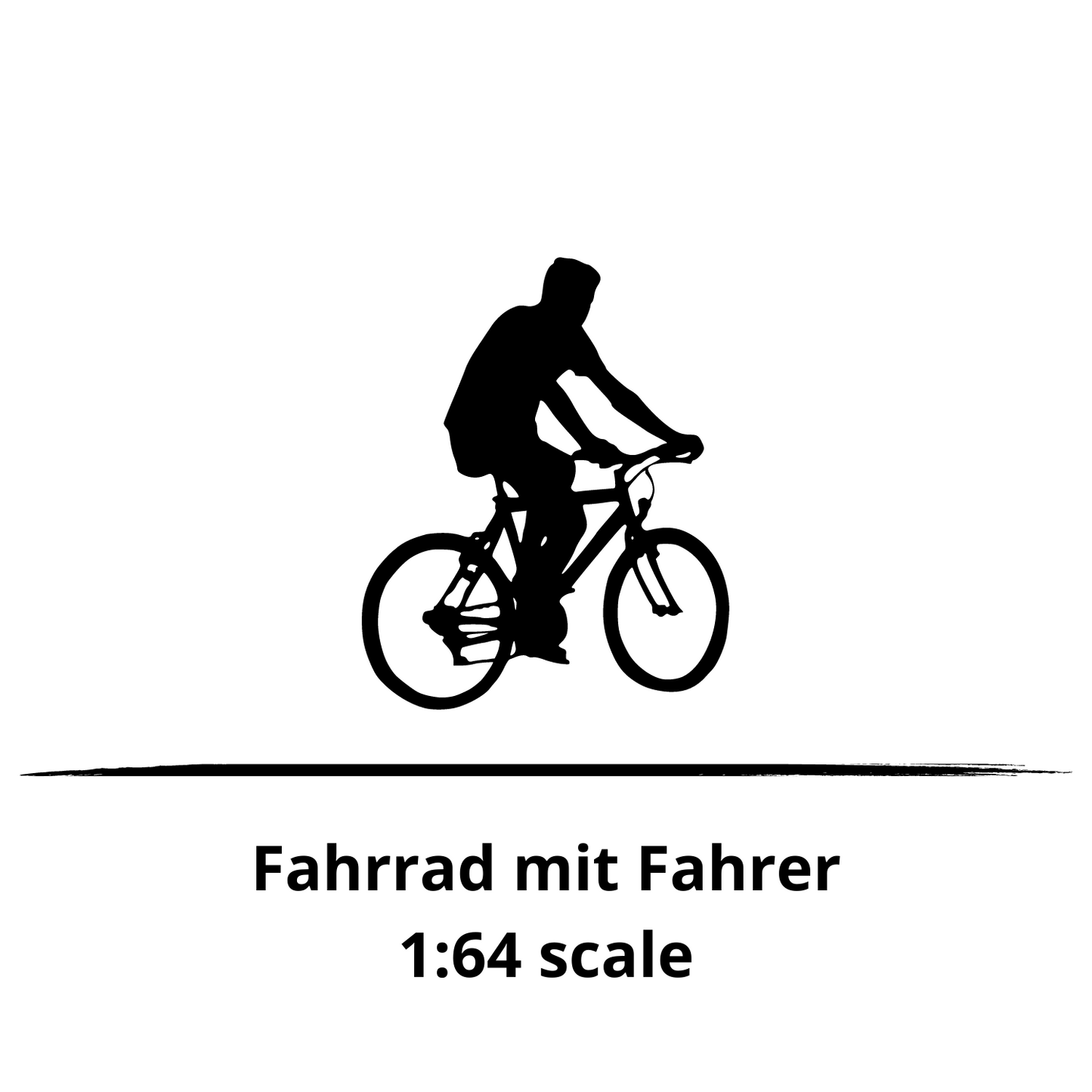 1:64 bike with rider