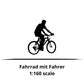 1:160 bike with rider