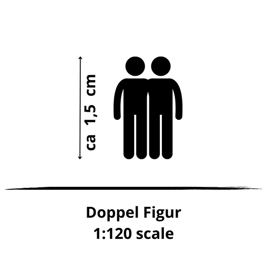 1:120 Doppel Figur