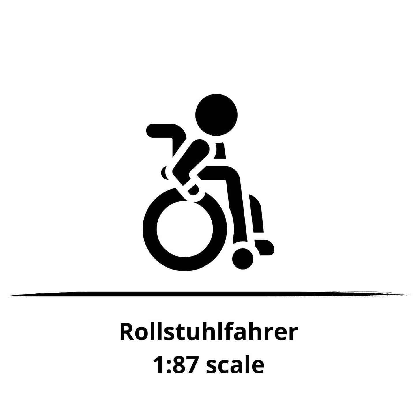 1:87 Rollstuhlfahrer